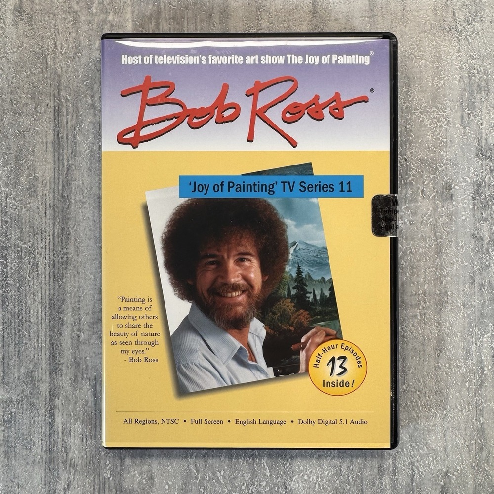 Bob Ross The Joy Of Painting TV Series 11 DVD 3-Disc Set RARE New Sealed